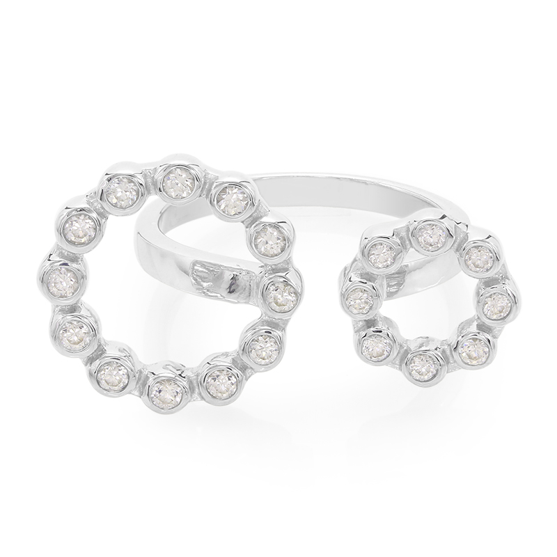 Zirkon-Silberring Zirkon-Silberring