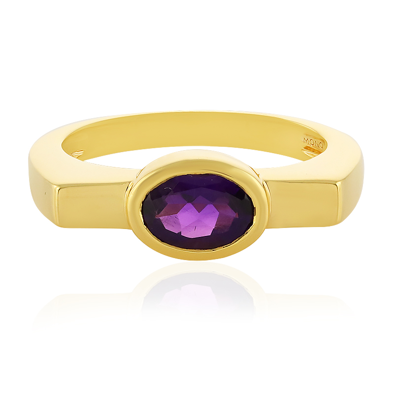 Amethyst-Silberring (MONOSONO COLLECTION) Amethyst-Silberring (MONOSONO COLLECTION)