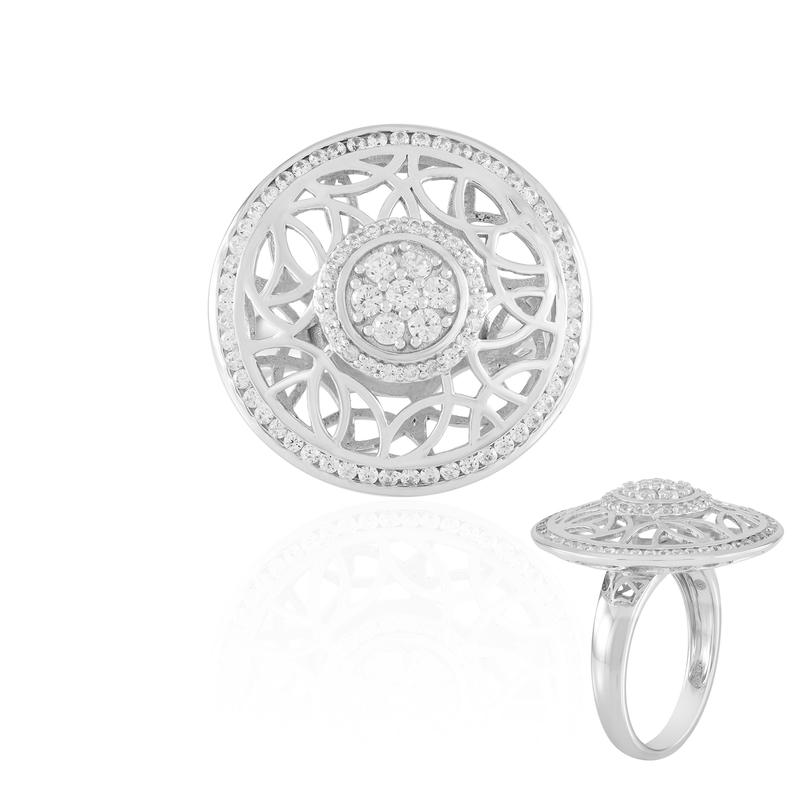 Zirkon-Silberring (Ornaments by de Melo)