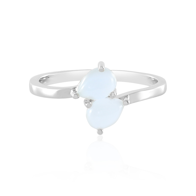 Brasilianischer Aquamarin-Silberring