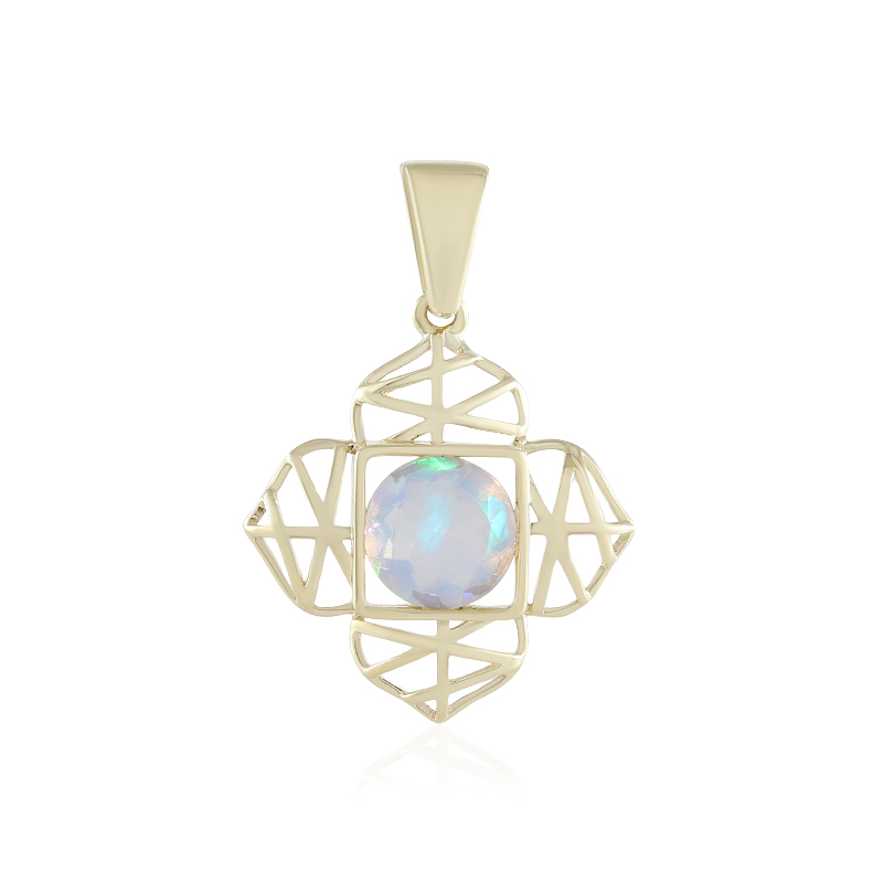 Welo-Opal-Goldanhänger (Ornaments by de Melo)