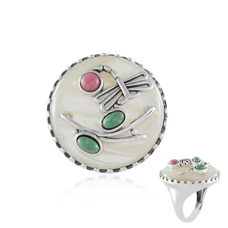 Perlmutt-Silberring (Desert Chic) Perlmutt-Silberring (Desert Chic)