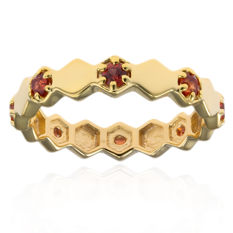 Tansania-Rubin-Silberring