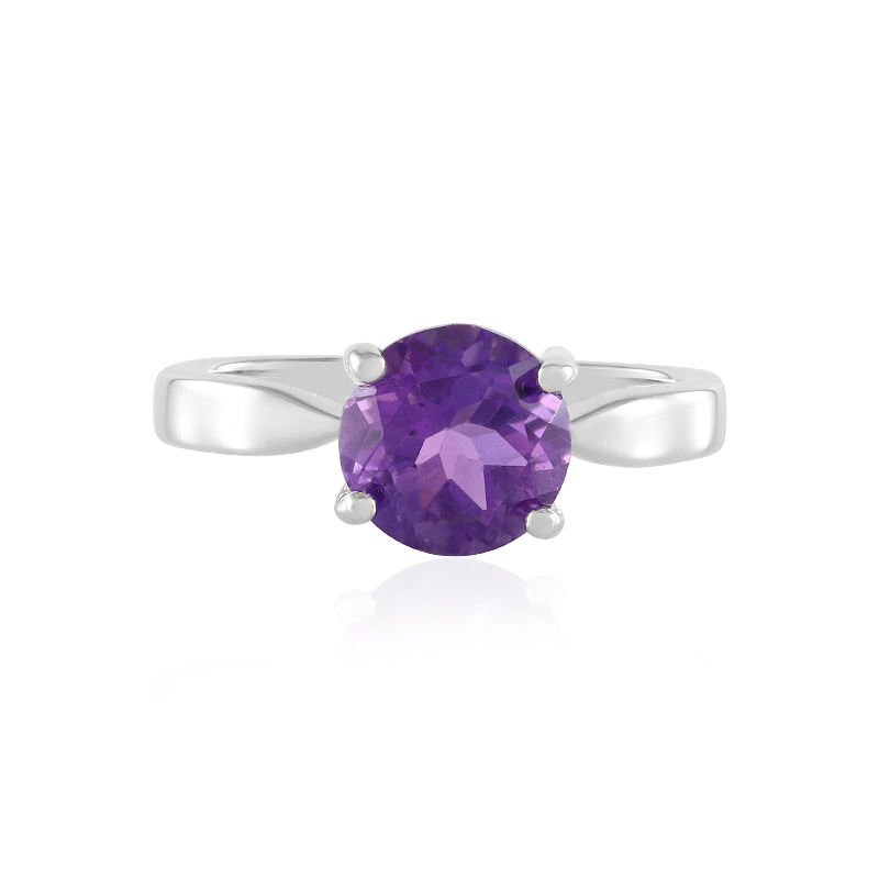Sambia-Amethyst-Silberring Sambia-Amethyst-Silberring