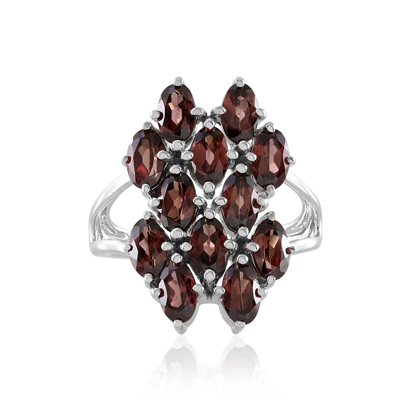 Pinkfarbener Zirkon-Silberring