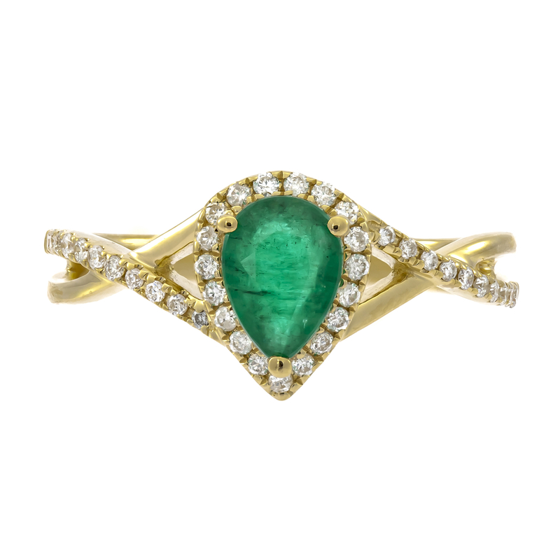 AAA-Sambia-Smaragd-Goldring