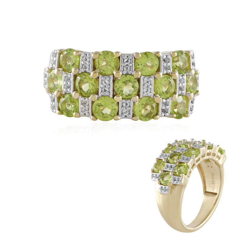 Peridot-Silberring