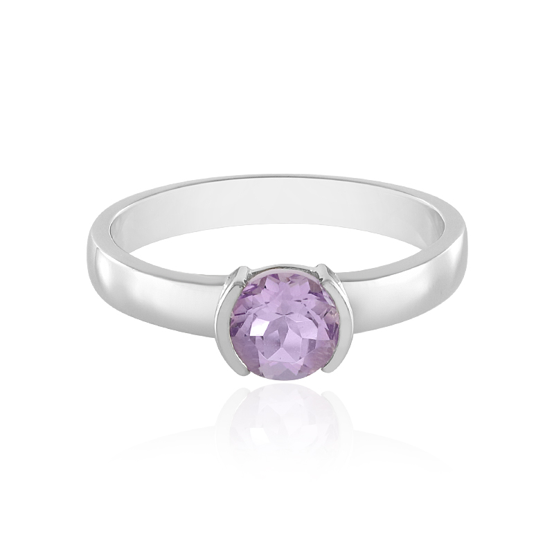 Lavendel-Amethyst-Silberring Lavendel-Amethyst-Silberring