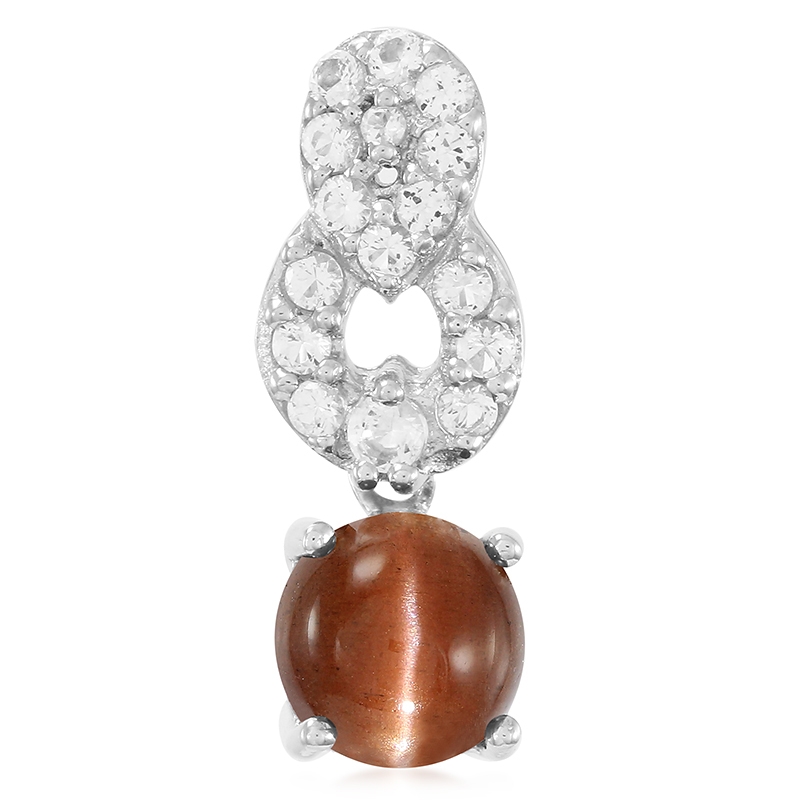 Skapolith-Katzenauge-Silberanhänger Skapolith-Katzenauge-Silberanhänger