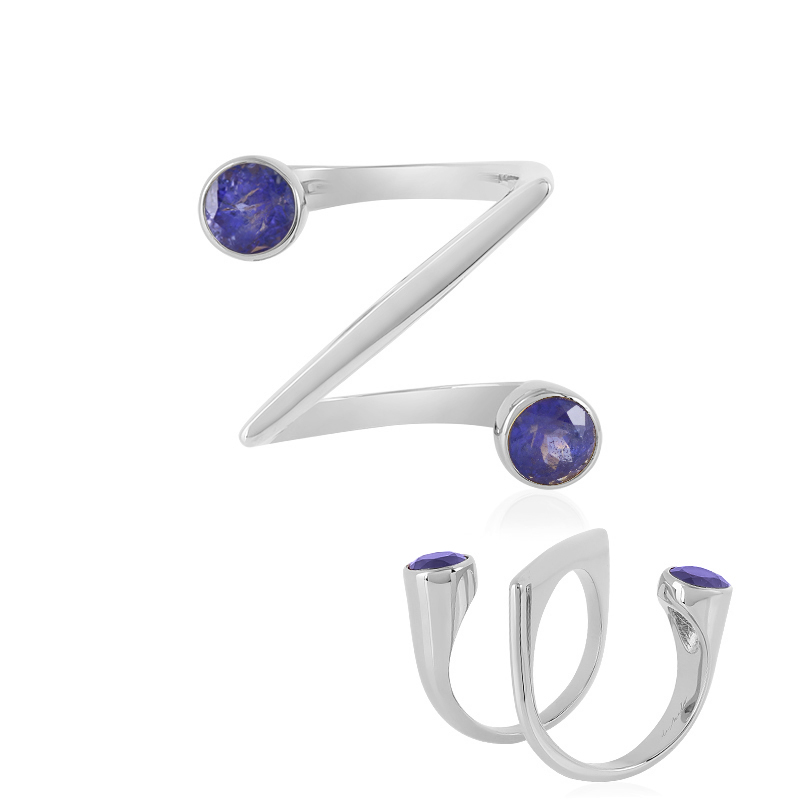 Tansanit-Silberring (de Melo) Tansanit-Silberring (de Melo)