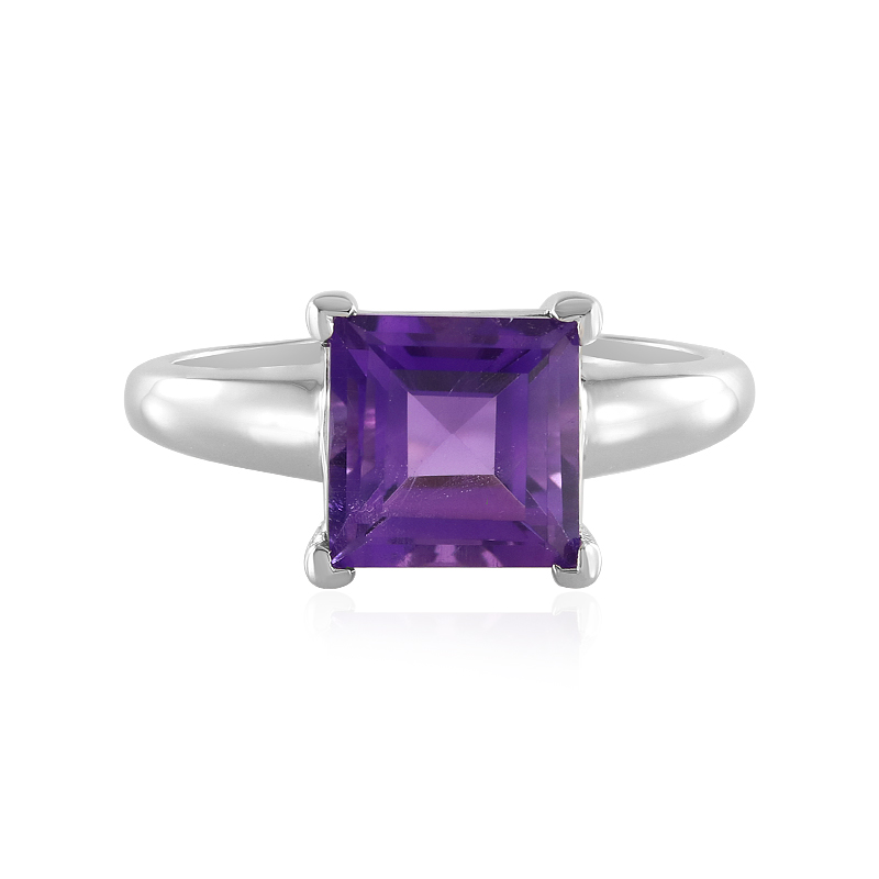 Sibirischer Amethyst-Silberring Sibirischer Amethyst-Silberring