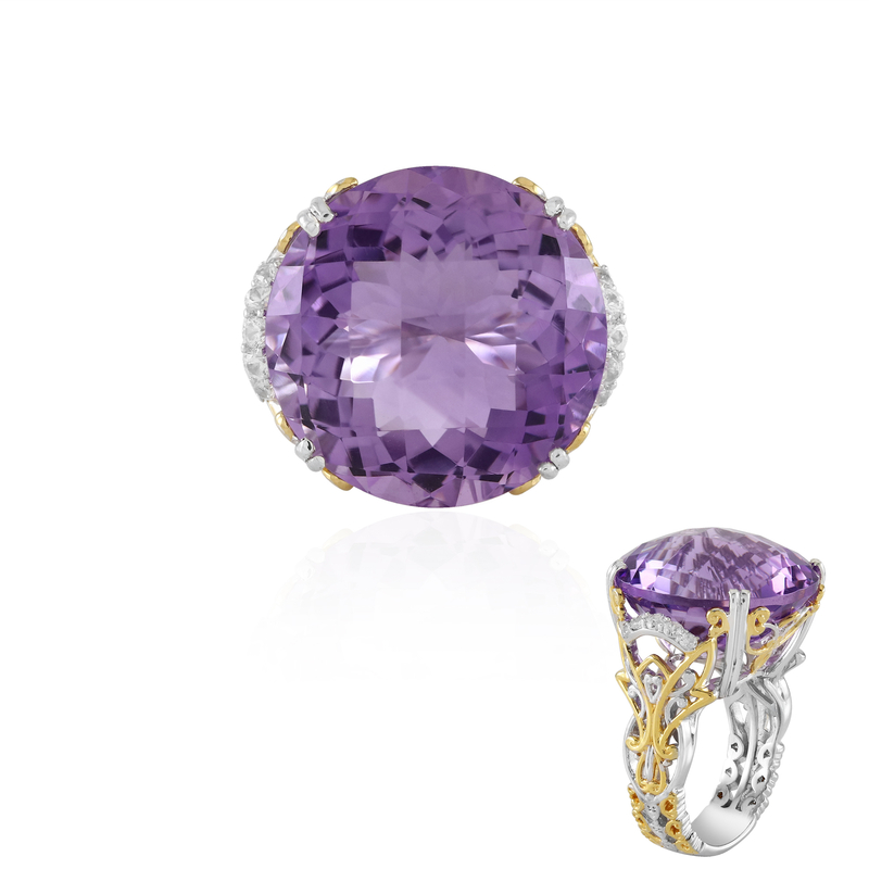 Amethyst-Silberring (Gems en Vogue)