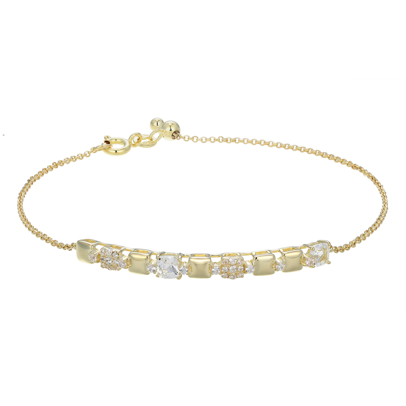 Edelstein-Silberarmband (Adela Silber)