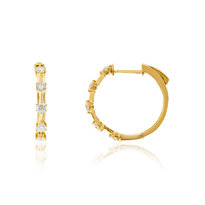 SI2 (H) Brillant-Goldohrringe (CIRARI)