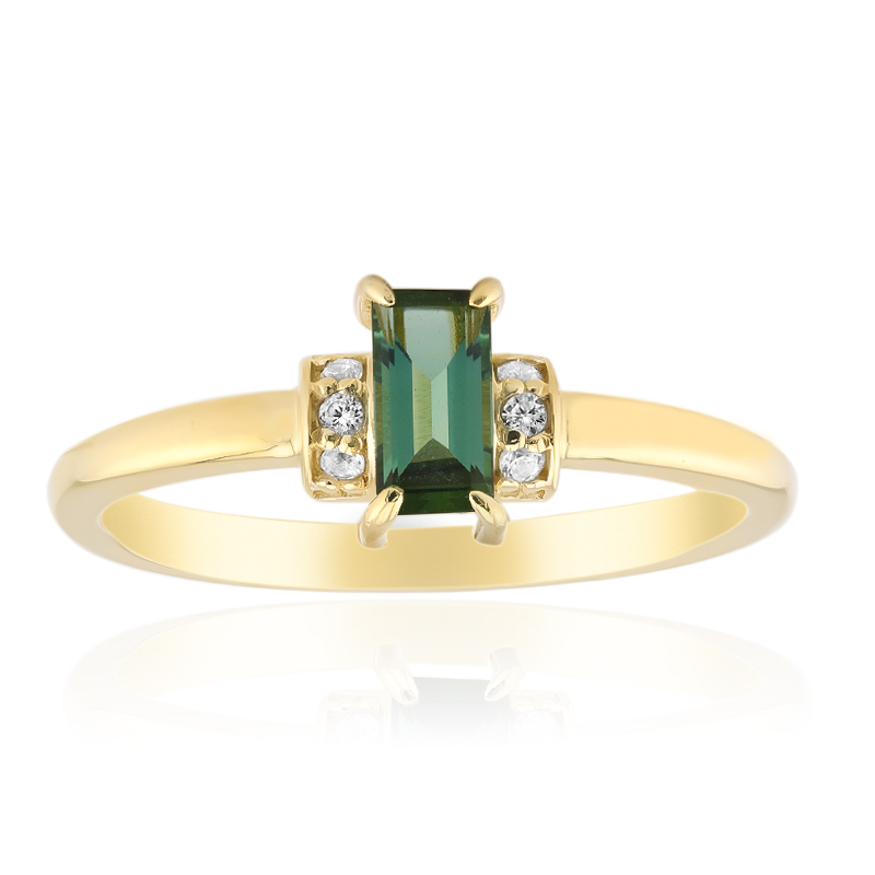 Indigolith-Silberring (Adela Silber)