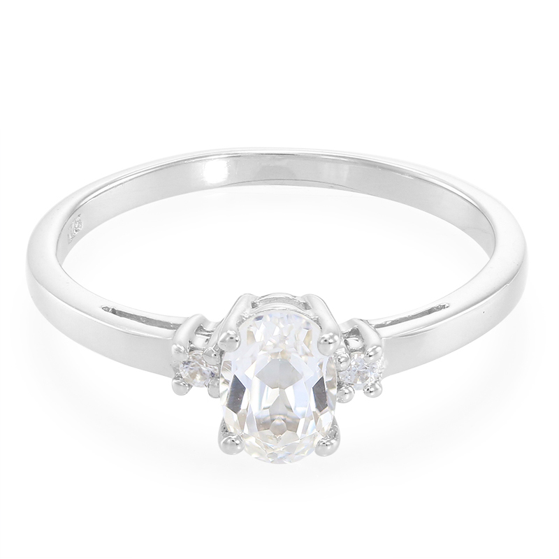 Kanariengelber Kunzit-Silberring