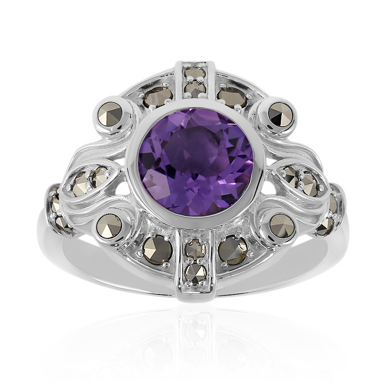 Amethyst-Silberring (Annette classic)