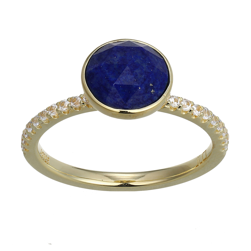 Lapislazuli-Silberring (Adela Silber)