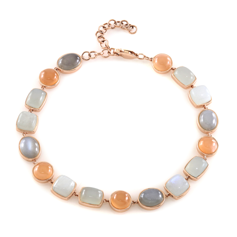 Mondstein-Silberarmband (KM by Juwelo)