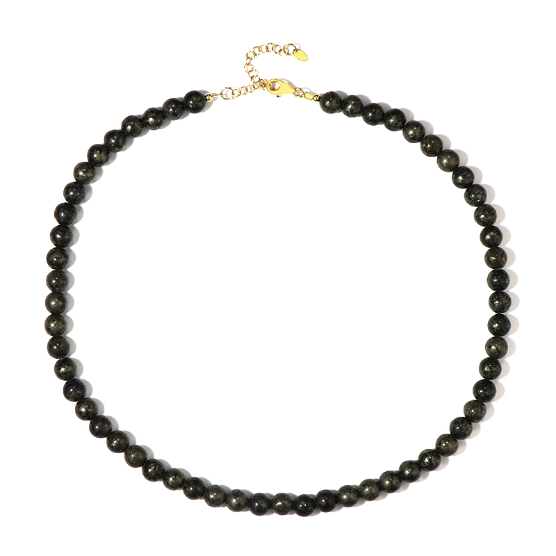 Pyrit-Silberhalskette