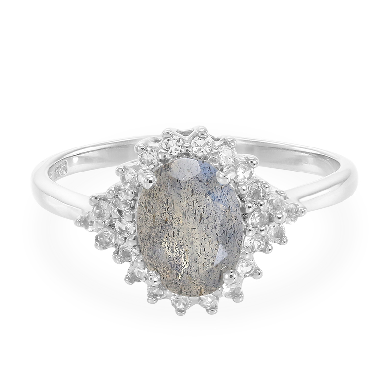 Labradorit-Silberring