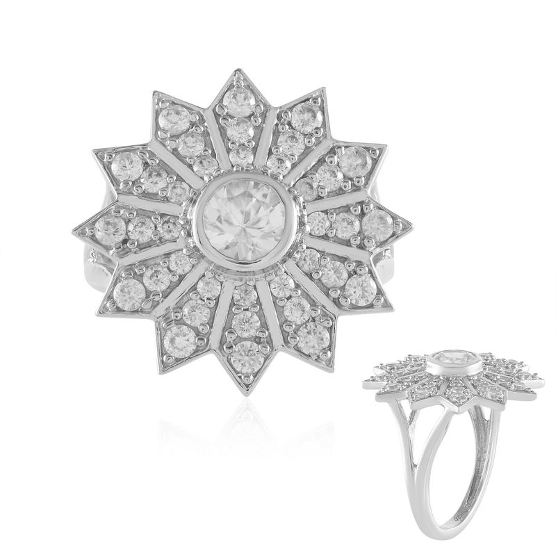 Zirkon-Silberring Zirkon-Silberring