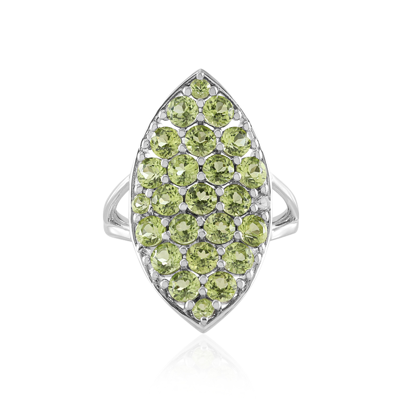 Peridot-Silberring