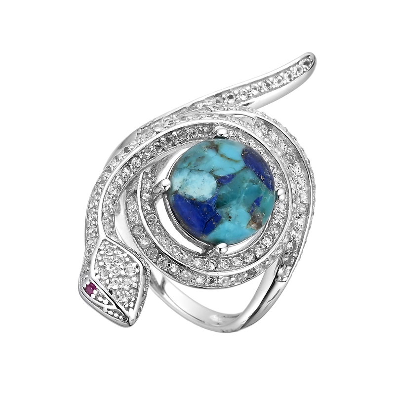 Edelstein-Silberring