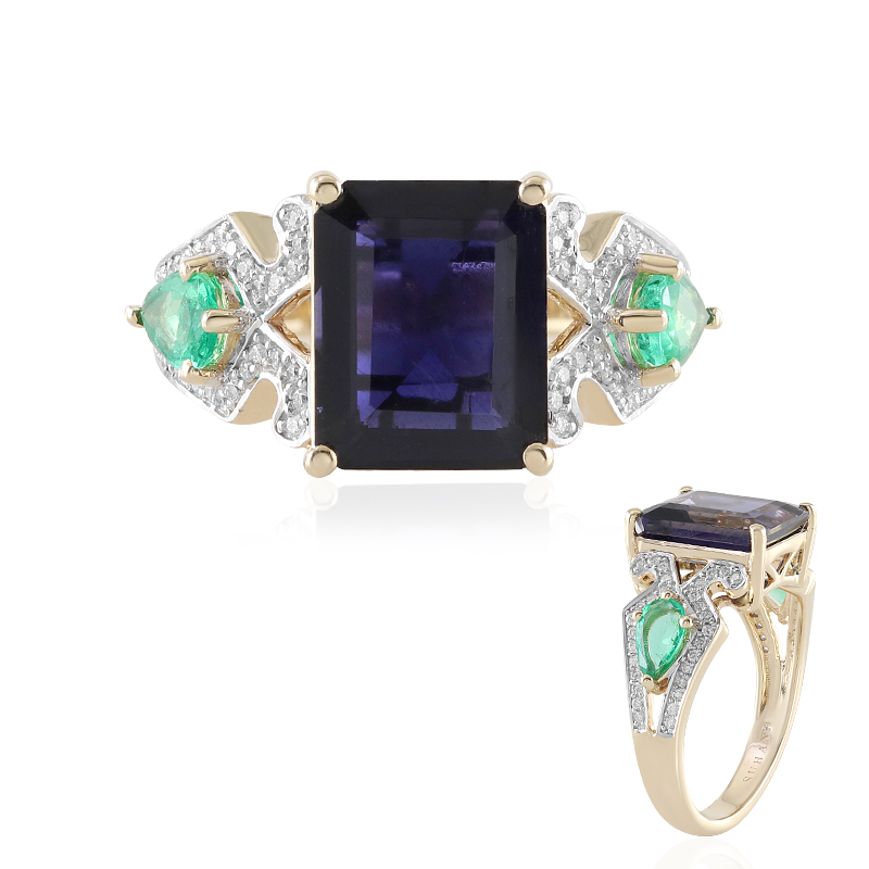 Iolith-Goldring (SUHANA)