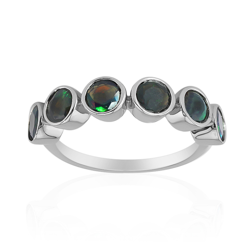 Mezezo-Opal-Silberring