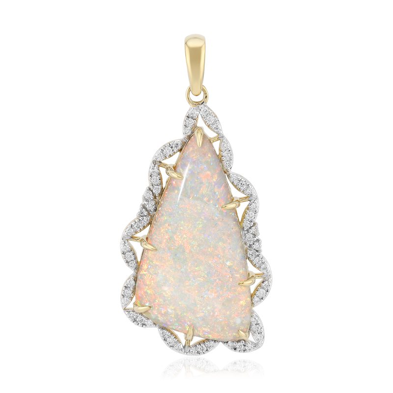 Mintabie-Opal-Goldanhänger (AMAYANI)