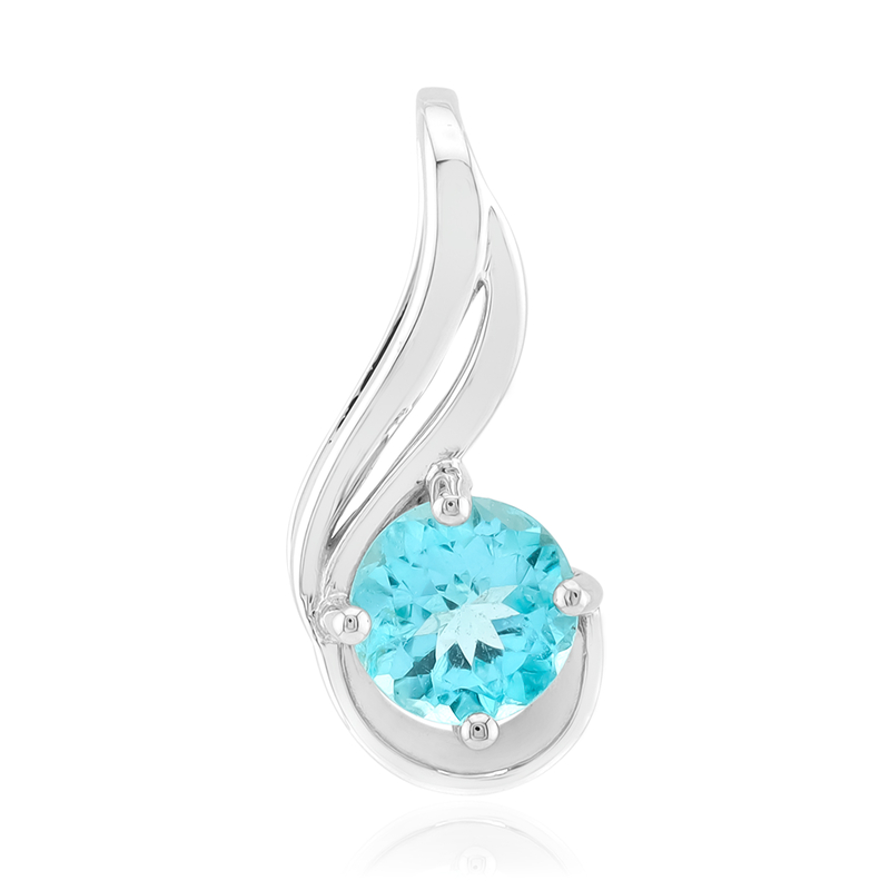 Blauer Apatit-Silberanhänger (Pallanova)