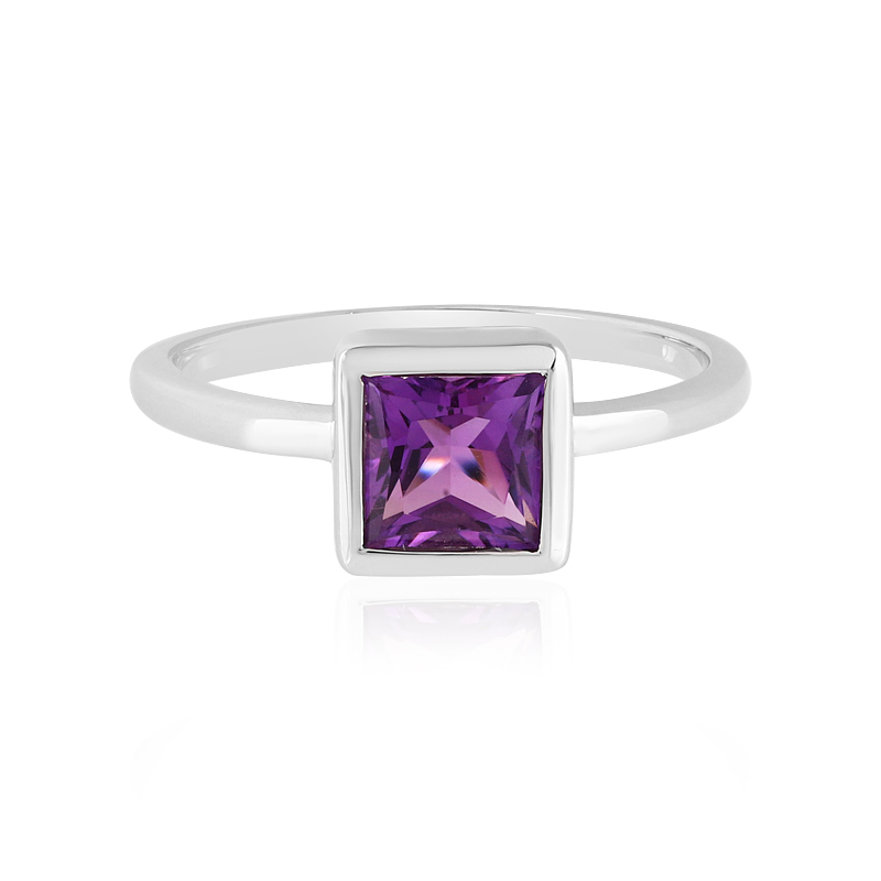 Marokkanischer Amethyst-Silberring