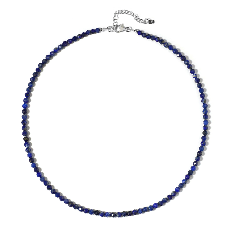 Lapislazuli-Silberhalskette Lapislazuli-Silberhalskette