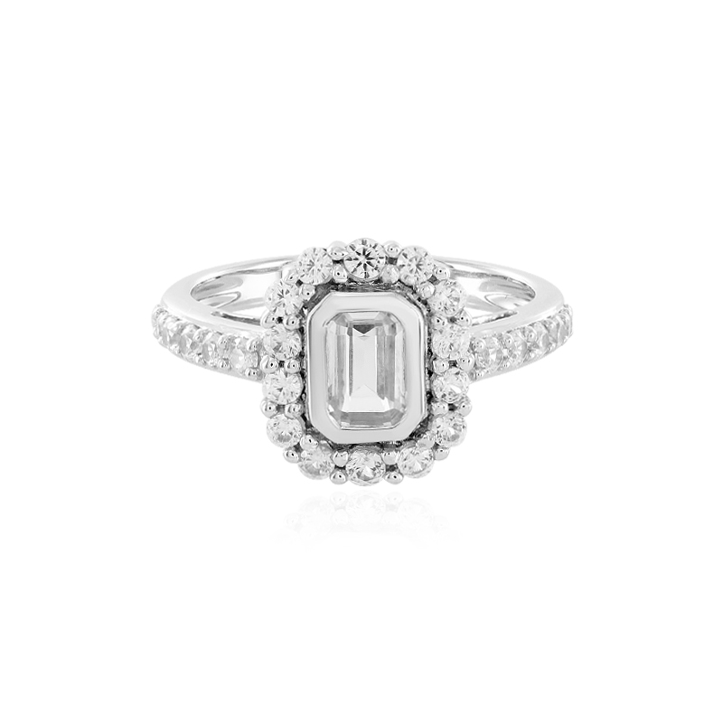 Zirkon-Silberring Zirkon-Silberring