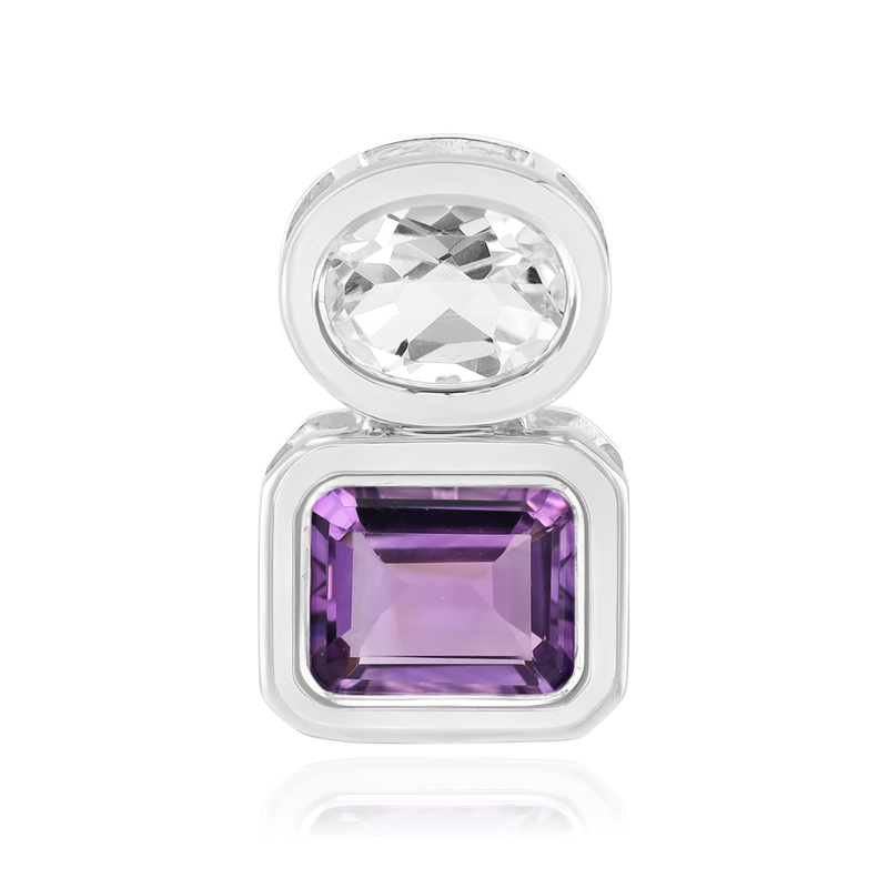 Edelstein-Silberanhänger (MONOSONO COLLECTION)