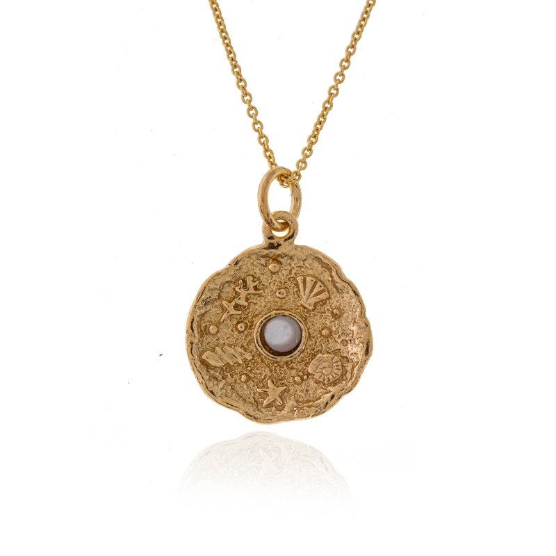 Süßwasserzuchtperlen-Silberhalskette (Joias do Paraíso)