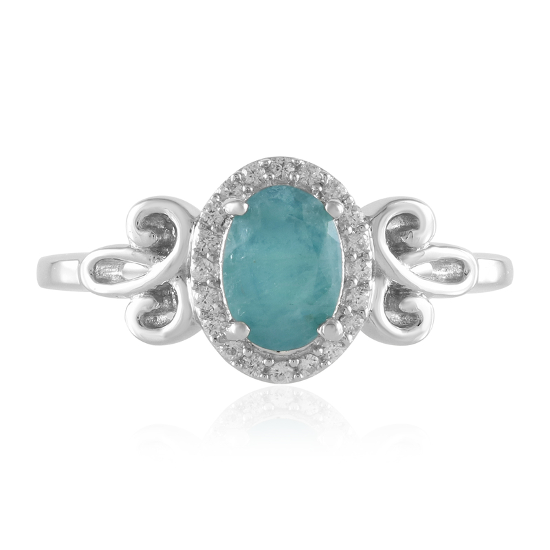 Grandidierit-Silberring