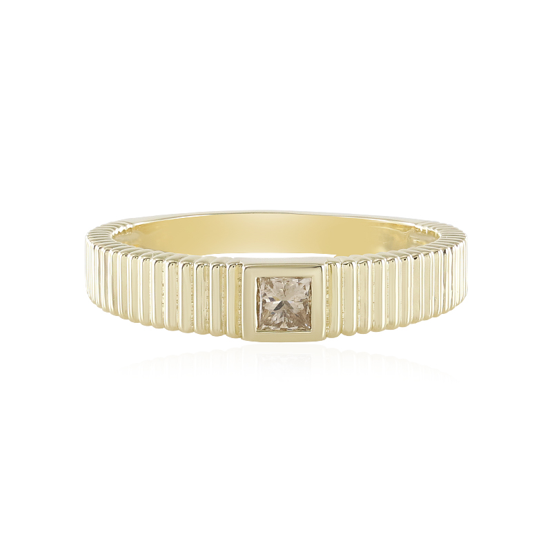 I2 Champagner-Diamant-Goldring (de Melo) I2 Champagner-Diamant-Goldring (de Melo)