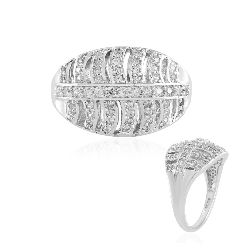 Zirkon-Silberring Zirkon-Silberring