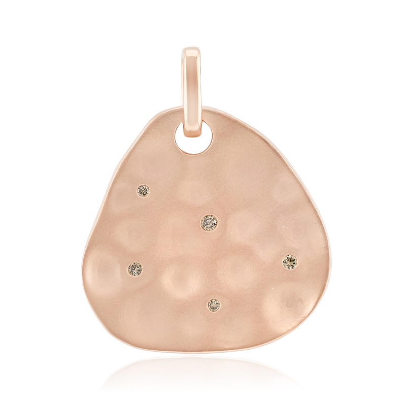 I1 Argyle-Rose de France-Brillant-Silberanhänger (Annette)