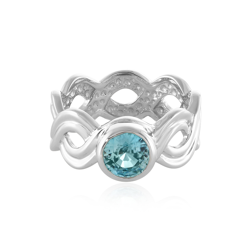 Ratanakiri-Zirkon-Silberring