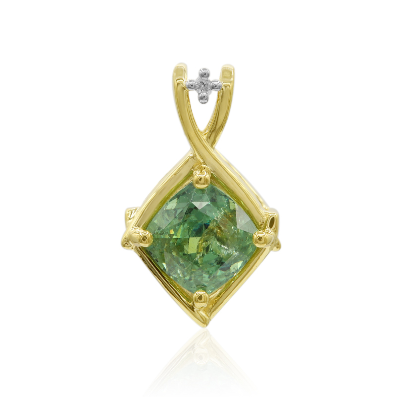 Madagaskar-Demantoid-Goldanhänger (John Ferry) Madagaskar-Demantoid-Goldanhänger (John Ferry)