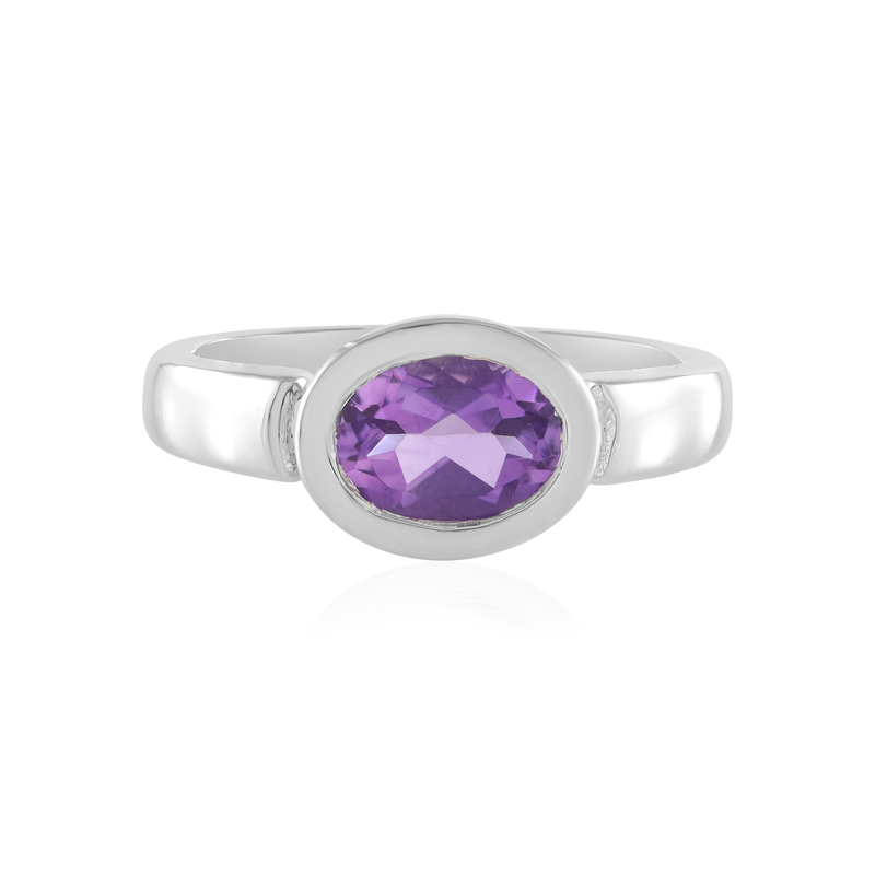Sambia-Amethyst-Silberring