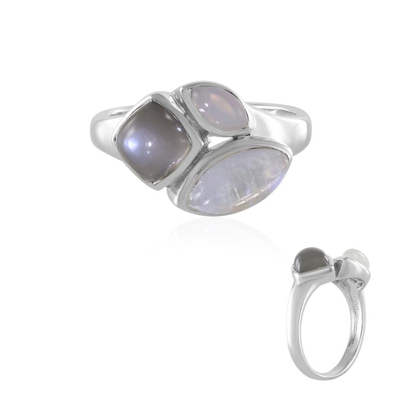 Mondstein-Silberring (KM by Juwelo)