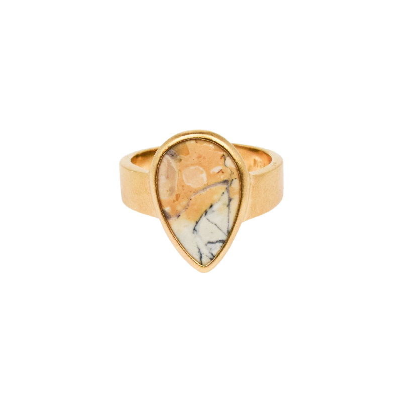 Maligano-Jaspis-Silberring