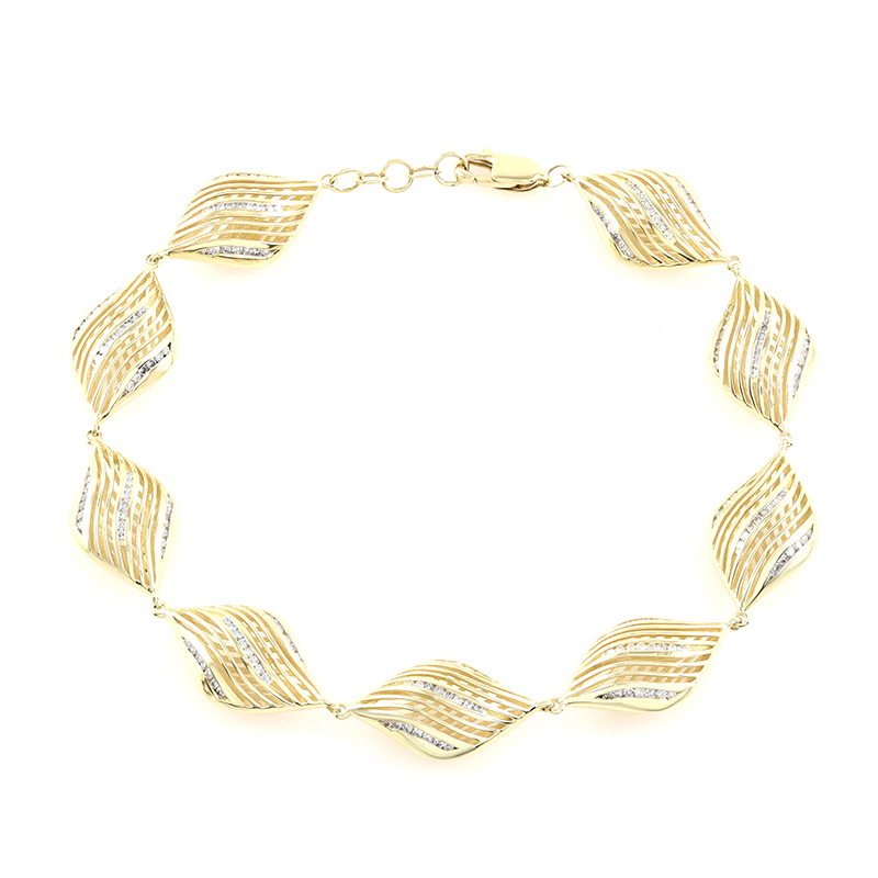 I1 (I) Diamant-Goldarmband (Ornaments by de Melo) I1 (I) Diamant-Goldarmband (Ornaments by de Melo)