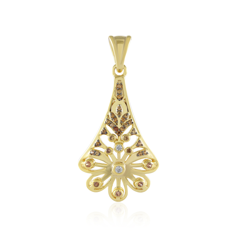 Zirkon-Silberanhänger