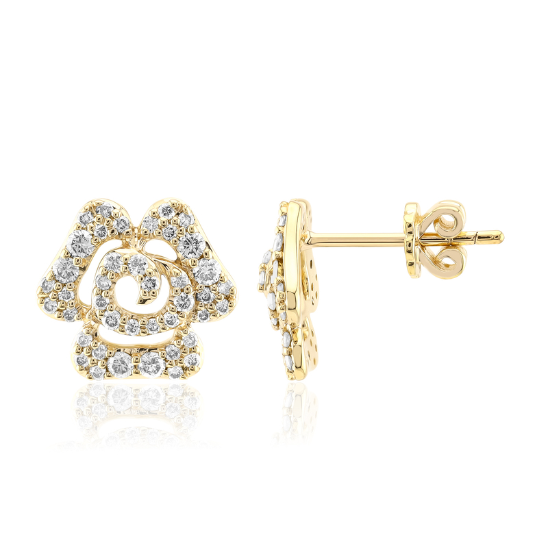 SI1 (G) Brillant-Goldohrringe (Annette) SI1 (G) Brillant-Goldohrringe (Annette)