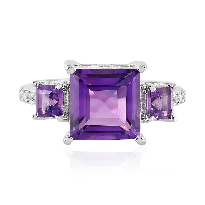 Uruguay-Amethyst-Silberring Uruguay-Amethyst-Silberring